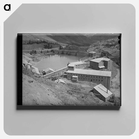 アートパネル-Active Gold Mill
 - ラッセル リー Canvas.