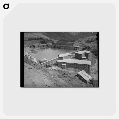 アートポストカード-Active Gold Mill
 - ラッセル リー Postcard.