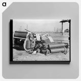 アートパネル-Ginning Machinery
 - ラッセル リー Canvas.