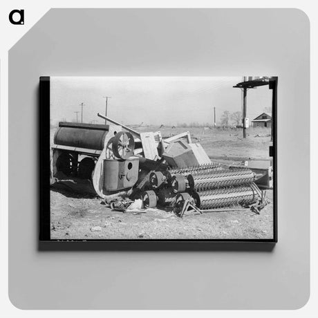 アートパネル-Ginning Machinery
 - ラッセル リー Canvas.