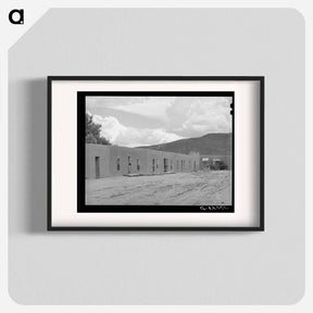 アートポスター-Adobe Dwellings, Costilla
 - ラッセル リー Poster.