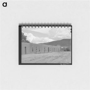 アートメモ帳-Adobe Dwellings, Costilla
 - ラッセル リー Memo.