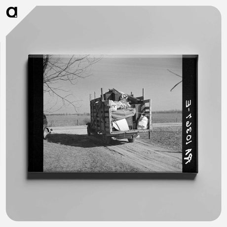 アートパネル-Tenant Farmer's Departure
 - ラッセル リー Canvas.