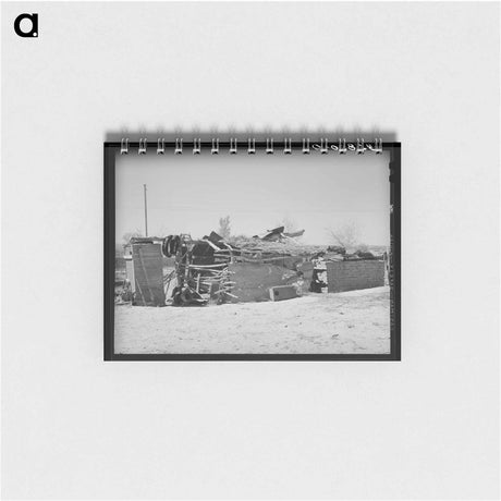 アートメモ帳-Shelter of a Spanish-American Family
 - ラッセル リー Memo.
