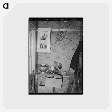 アートポストカード-Farm Kitchen Corner
 - ラッセル リー Postcard.