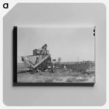 アートパネル-Old Combine, Gray County
 - ラッセル リー Canvas.
