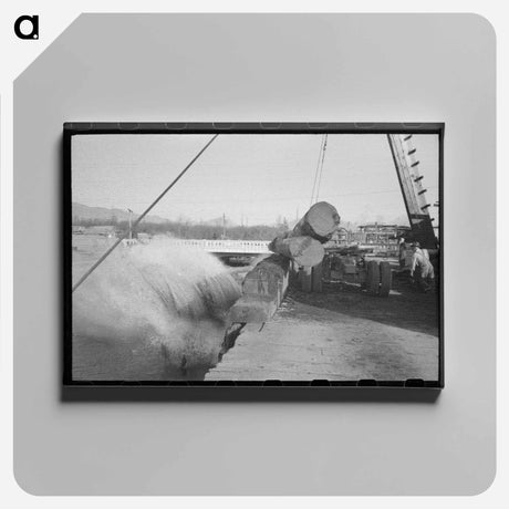 アートパネル-Rolling Logs, Tillamook
 - ラッセル リー Canvas.