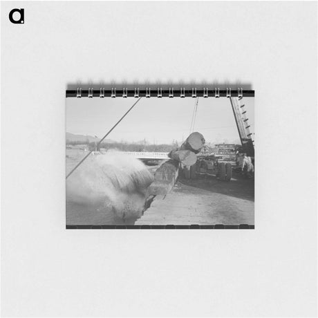 アートメモ帳-Rolling Logs, Tillamook
 - ラッセル リー Memo.