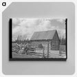 アートパネル-Barn and Hay Wagon
 - ラッセル リー Canvas.
