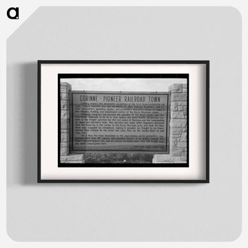 Roadside Sign, Corinne, Utah
 - ラッセル リー Poster.