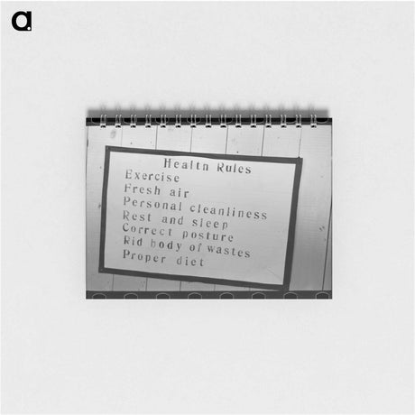 アートメモ帳-Sign in Schoolroom
 - ラッセル リー Memo.