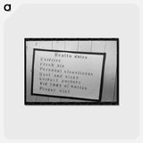 アートポストカード-Sign in Schoolroom
 - ラッセル リー Postcard.