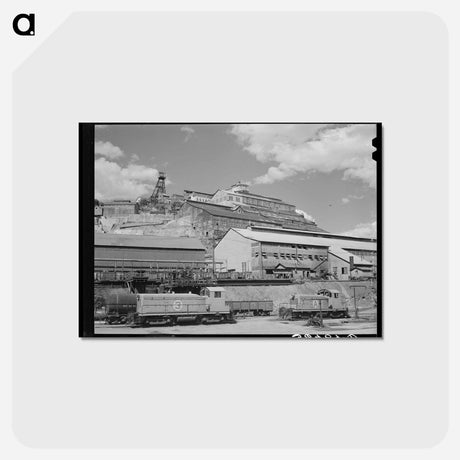 アートポストカード-Morenci Copper Mine
 - ラッセル リー Postcard.