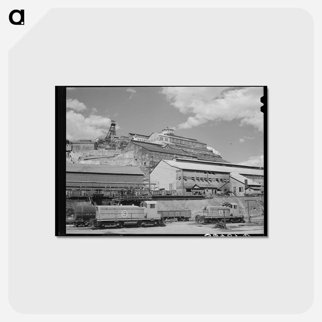 アートポストカード-Morenci Copper Mine
 - ラッセル リー Postcard.