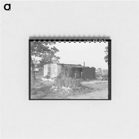 アートメモ帳-Home of Unemployed Oil Worker
 - ラッセル リー Memo.