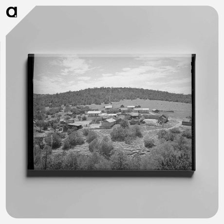 アートパネル-Town of Escabosa
 - ラッセル リー Canvas.