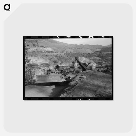 アートポストカード-Shasta Dam Under Construction
 - ラッセル リー Postcard.