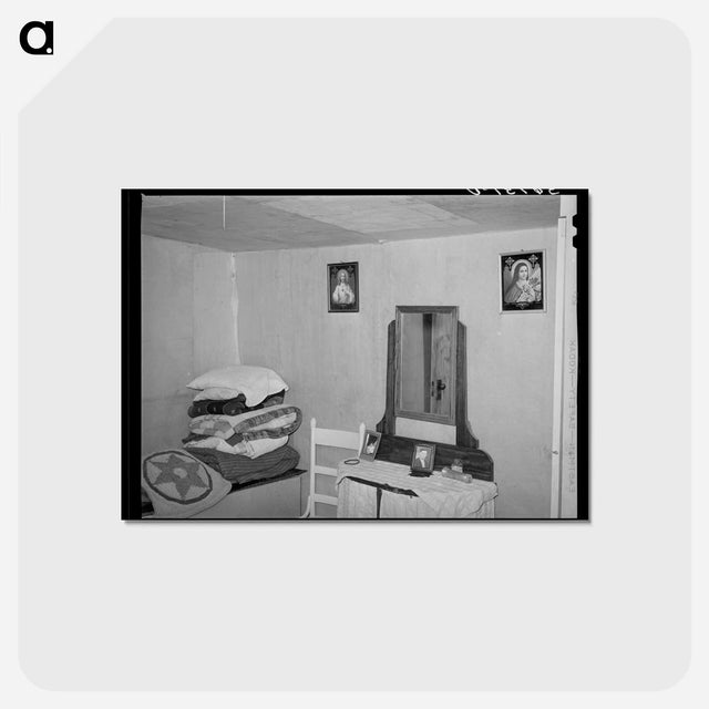 アートポストカード-Guest Room, Pie Town
 - ラッセル リー Postcard.