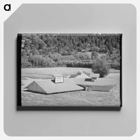 アートパネル-Logan, Utah, Water Supply
 - ラッセル リー Canvas.