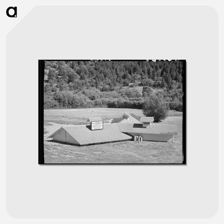 アートポストカード-Logan, Utah, Water Supply
 - ラッセル リー Postcard.