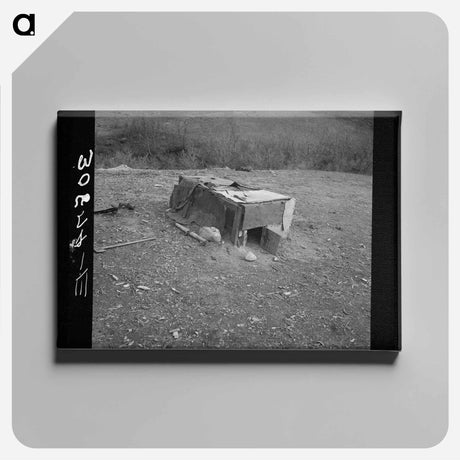 アートパネル-Building on Joe Kramer's Farm
 - ラッセル リー Canvas.