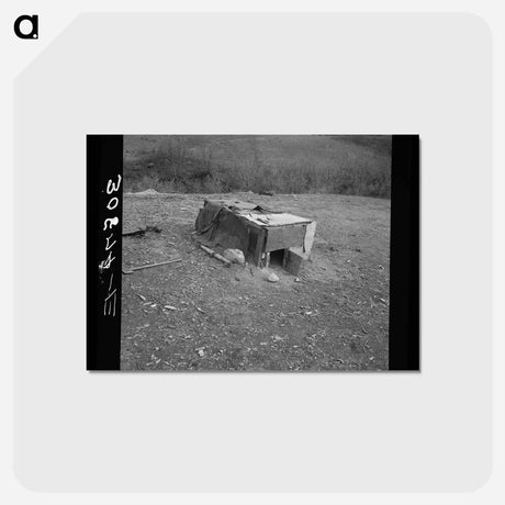 アートポストカード-Building on Joe Kramer's Farm
 - ラッセル リー Postcard.
