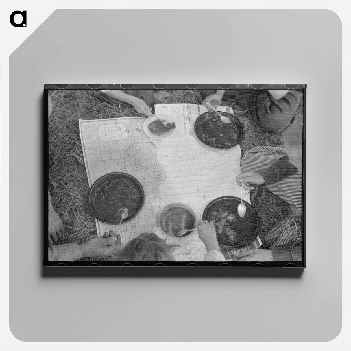 アートパネル-Berry Pie Lunch
 - ラッセル リー Canvas.