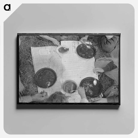 アートパネル-Berry Pie Lunch
 - ラッセル リー Canvas.