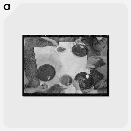 アートポストカード-Berry Pie Lunch
 - ラッセル リー Postcard.