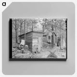 アートパネル-Shack of Old Gold Prospector
 - ラッセル リー Canvas.