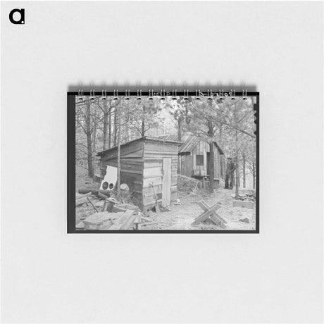 アートメモ帳-Shack of Old Gold Prospector
 - ラッセル リー Memo.