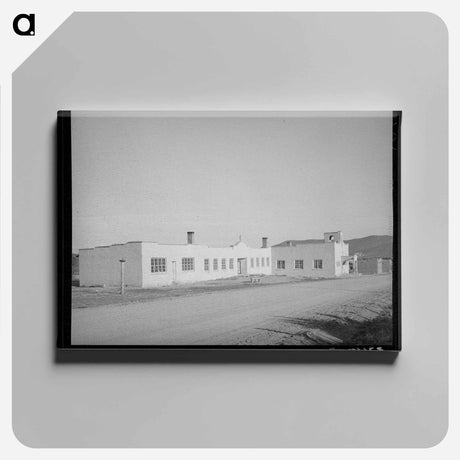 アートパネル-Penasco Grade School
 - ラッセル リー Canvas.