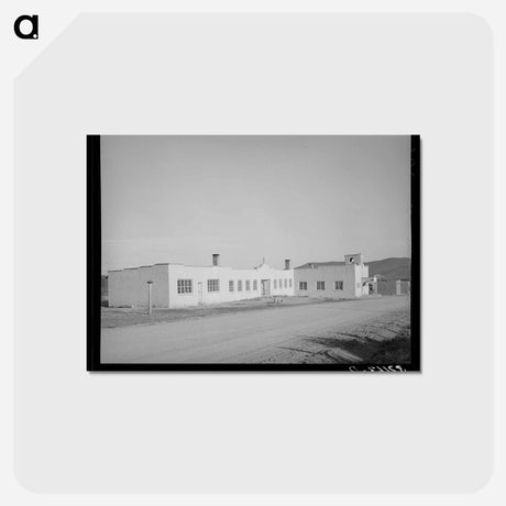 アートポストカード-Penasco Grade School
 - ラッセル リー Postcard.