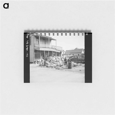 アートメモ帳-Flood Debris, Harrisburg
 - ラッセル リー Memo.