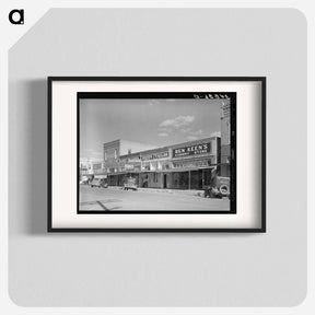 アートポスター-Main Street, West, Texas
 - ラッセル リー Poster.