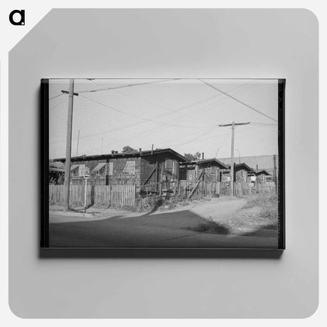 アートパネル-Alley Housing in Mexican Section
 - ラッセル リー Canvas.