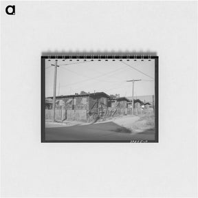 アートメモ帳-Alley Housing in Mexican Section
 - ラッセル リー Memo.