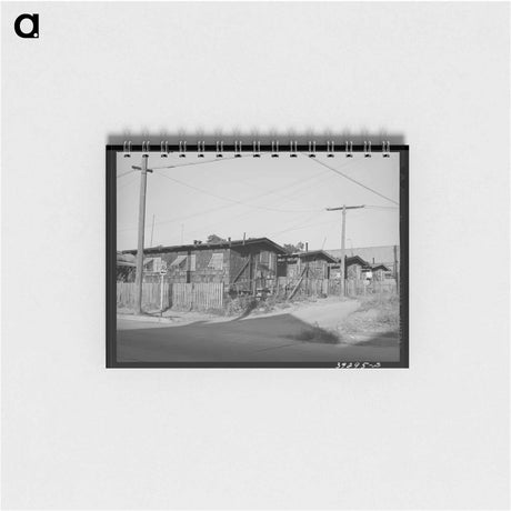 アートメモ帳-Alley Housing in Mexican Section
 - ラッセル リー Memo.