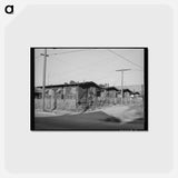 アートポストカード-Alley Housing in Mexican Section
 - ラッセル リー Postcard.