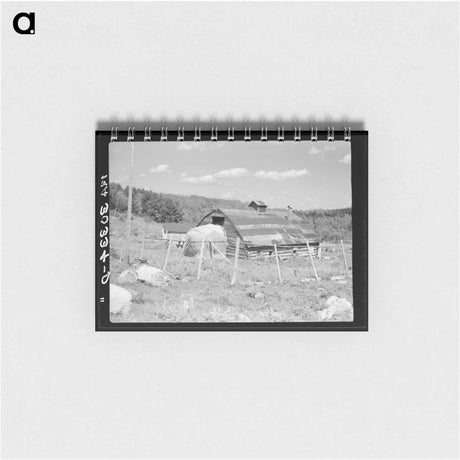 アートメモ帳-Barn and Straw Stack
 - ラッセル リー Memo.