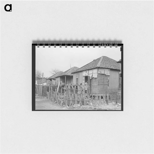 アートメモ帳-Mexican Houses, San Antonio
 - ラッセル リー Memo.