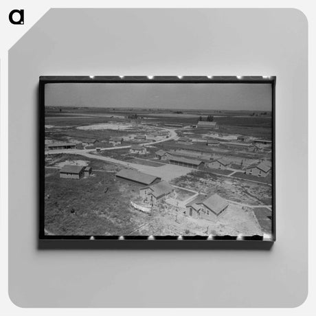 アートパネル-Farm Workers' Homes
 - ラッセル リー Canvas.