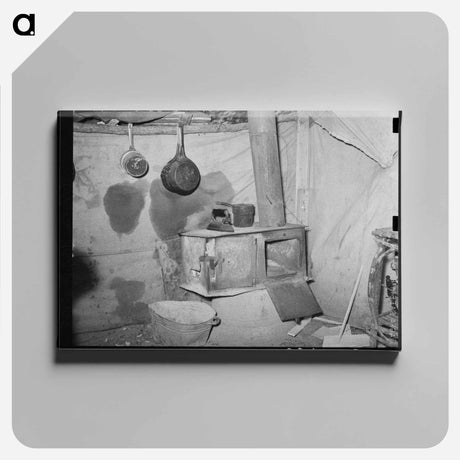 アートパネル-Tent Home Stove
 - ラッセル リー Canvas.