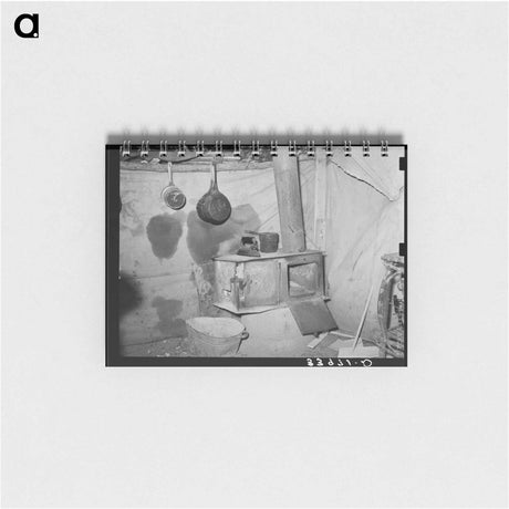 アートメモ帳-Tent Home Stove
 - ラッセル リー Memo.