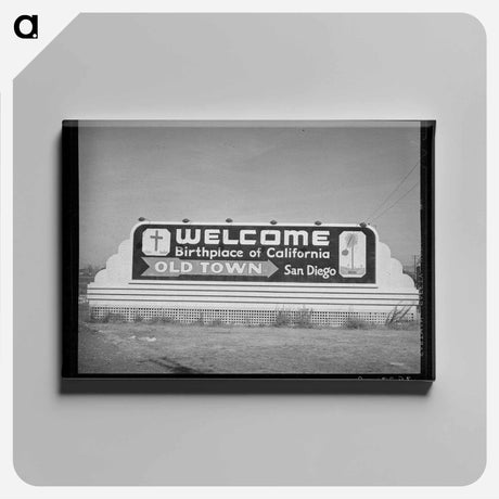 アートパネル-Welcome to San Diego
 - ラッセル リー Canvas.