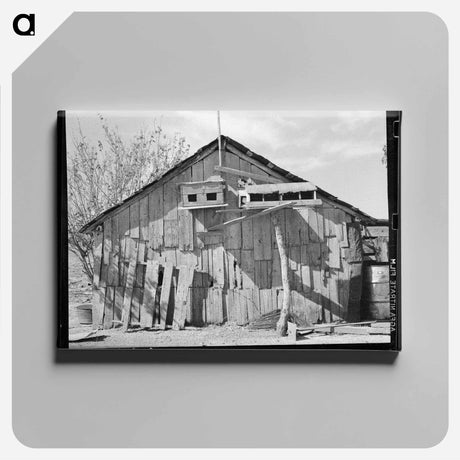 アートパネル-Barn and Pigeon Cote
 - ラッセル リー Canvas.