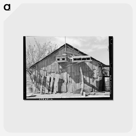 アートポストカード-Barn and Pigeon Cote
 - ラッセル リー Postcard.
