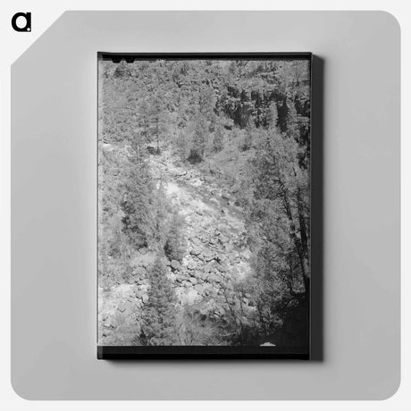 アートパネル-Gorge of the Carrizo Creek
 - ラッセル リー Canvas.