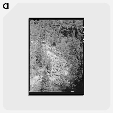 アートポストカード-Gorge of the Carrizo Creek
 - ラッセル リー Postcard.