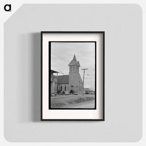 アートポスター-Waiting for Church to Open, Mound Bayou, Mississippi
 - ラッセル リー Poster.